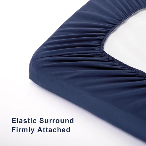 Miniatura 5 de TILLYOU Juego de fundas para cambiador en material de jersey suave, se adapta a almohadillas contorneadas de 32 pulgadas/34 x 16 pulgadas