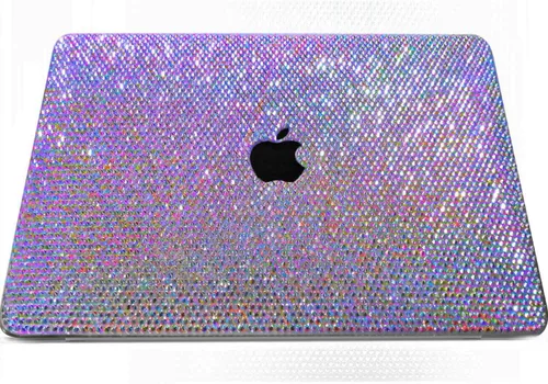 Miniatura 4 de Funda brillante con diamantes de imitación para MacBook Air de 15 pulgadas (2023-2026), M5 A3448/M4 A3241/M3 A3114/M2 A2941 Chip, carcasa rígida