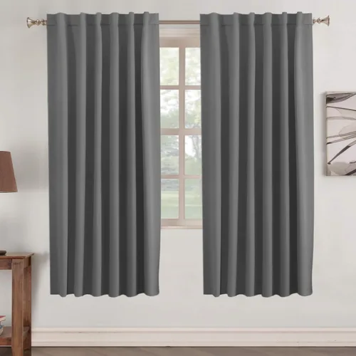 Miniatura 98 de Turquoize Cortinas Opacas para Tratamiento de Ventana con Trabillas Traseras para Sala de Estar/Dormitorio, Tratamientos de Ventana con Aislamiento