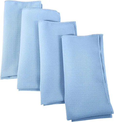 Miniatura 27 de LA Linen Paquete de 10 servilletas de popelina de poli, servilletas de tela suave, servilletas lavables y reutilizables, servilletas de mesa