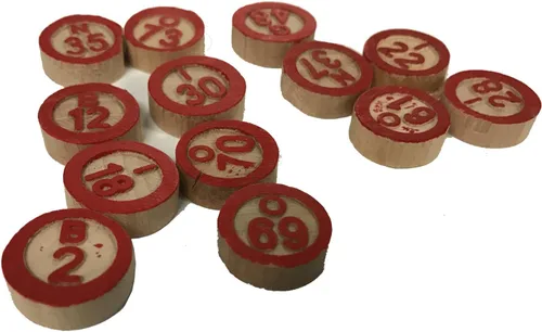Miniatura 4 de TOGETIC Bingo Original de la Suerte Bolos de Madera Puerto Rico