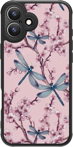 Miniatura 122 de FUNMIKO Funda para iPhone 16 Plus, carga inalámbrica y protección de grado militar, diseño floral moderno para mujeres y niñas, funda antideslizante