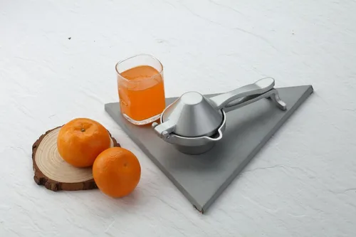 Miniatura 5 de Exprimidor de mano Exprimidor manual de aluminio Agarre ergonómico para la extracción eficiente de jugo de cítricos de otras frutas Duradero