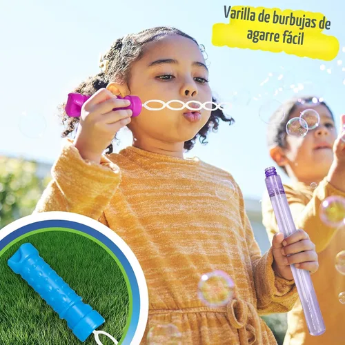 Miniatura 3 de Sunny Days Entertainment Maxx Bubbles Varitas de burbujas de 4 onzas, paquete de 6 varitas de burbujas, diversión de verano, recuerdos de fiesta