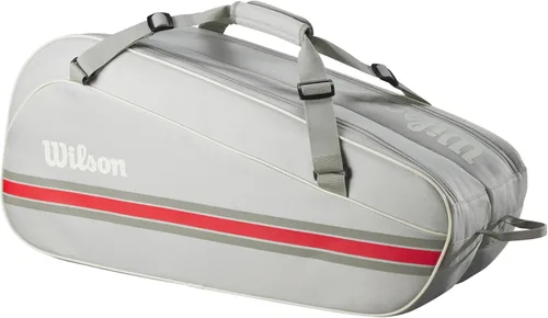 Miniatura 12 de Wilson Bolsas de raqueta de tenis para equipos 2025 Avena/Rojo