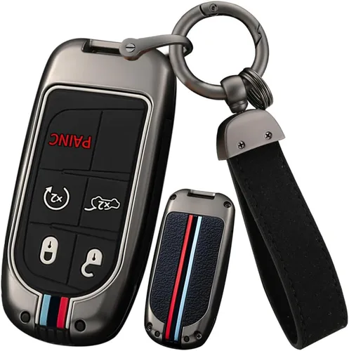 Miniatura 15 de ontto Protector de llave de coche inteligente cubierta de llave elegante para accesorios Jeep, Negro