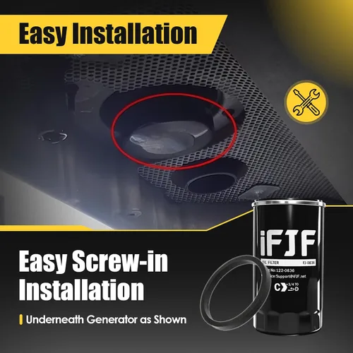 Miniatura 6 de iFJF 122-0836 Filtro de aceite de repuesto para RV QG 5500/7000 Serie HGJAA HGJAB HGJAC de giro que reemplaza 01220836 B7238 PH2875 PH10027