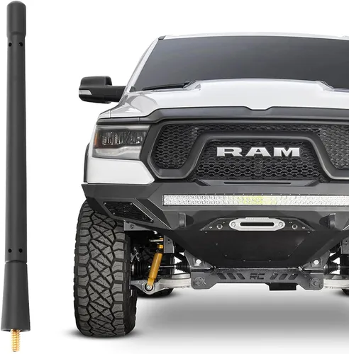 VOFONO Antena Corta para Dodge Ram 1500 2500 3500 2009-2025, Accesorios para Camiones Dodge Ram 1500, Antena Clásica Warlock Dodge Ram de 7 Pulgadas