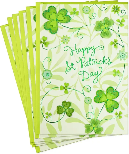 Hallmark Paquete de tarjetas del día de San Patricio, lo mejor de todo (6 tarjetas con sobres) (599STH1004)