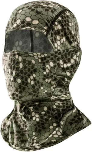 Miniatura 6 de Pasamontañas de camuflaje para hombres y mujeres, protección solar UV, bufanda para el cuello, bufanda para la cabeza, transpirable, motocicleta
