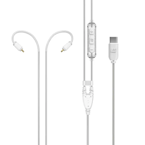 Miniatura 14 de MEE audio MX PRO Series M6 PRO 72 pulgadas Cable de audio estéreo de longitud extendida (transparente)