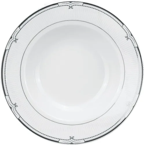 Miniatura 2 de Lorren Home Trends Juego de vajilla de porcelana de 57 piezas, Rio, servicio para 8