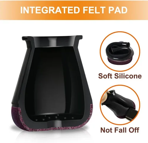 Miniatura 3 de 24 Piezas Protectores de Piso para Patas de Silla para Pisos de Madera Dura Cubiertas de Silicona para Proteger Pisos de Baldosas de Madera