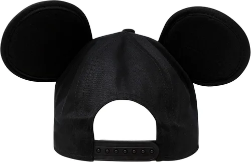 Miniatura 3 de Disney Mickey Mouse Classic - Gorra Snapback con orejas negras y rojas, Negro