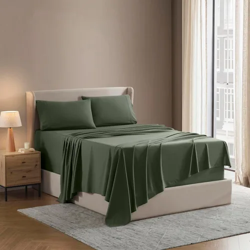 Miniatura 20 de Nestl - Juego de sábanas. Juego de sábanas 1800 con bolsillo profundo – Sábanas de microfibra de doble cepillado lujosas de hotel – Sábana de 07