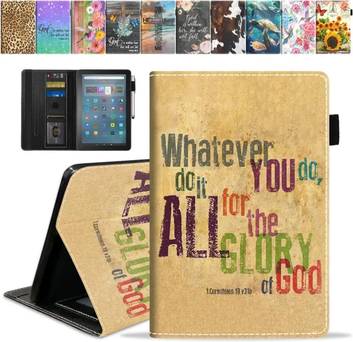 Miniatura 24 de Funda para tableta Amazon Fire Max 11 (11 pulgadas, 13ª generación, versión 2023) con ranura para tarjetas y apagado y encendido automático, funda