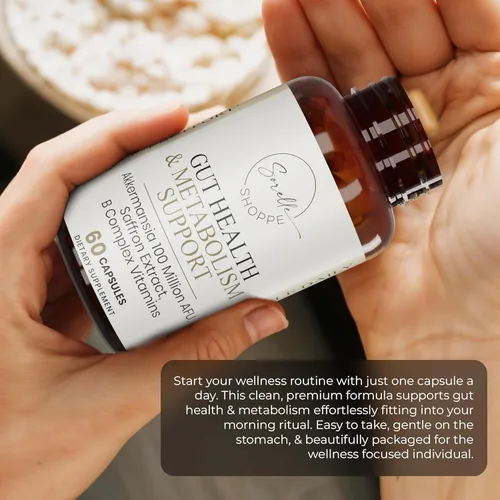 Miniatura 7 de Akkermansia Muciniphila Probiotic + Azafrán + Complejo B Salud intestinal central y bienestar diario Apoyo al estado de ánimo y metabolismo