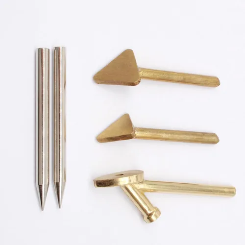 Miniatura 5 de 5 puntas de soldadura de plástico, puntas de pistola de soldador con una caja de almacenamiento, para soldadura de plástico, tanque de combustible