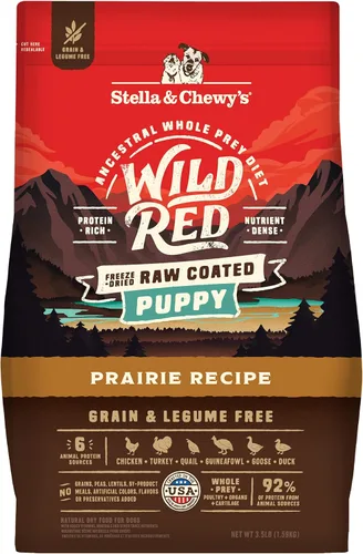 Miniatura 13 de Stella & Chewy's Wild Red - Alimento seco para perros con recubrimiento crudo, con alto contenido de proteínas y sin legumbres, receta de pradera