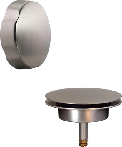 Westbrass A50TE-07 - Moldura de repuesto estándar de 1-1/2 pulgadas para ensamblajes de desagüe de baño de accionamiento por cable, níquel satinado