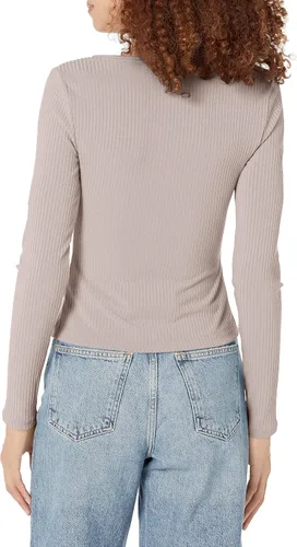 Miniatura 2 de GUESS Camiseta de manga larga Raylynn Rib Henley para mujer
