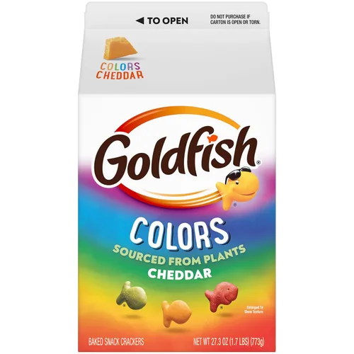Miniatura 19 de Goldfish Galletas de queso cheddar, horneadas con grano entero, caja de 27.3 onzas
