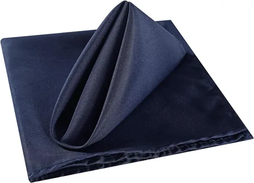 Miniatura 3 de Servilletas de tela de 17 x 17 pulgadas, lavables de poliéster, servilletas de mesa suaves para bodas, fiestas, cenas, banquetes