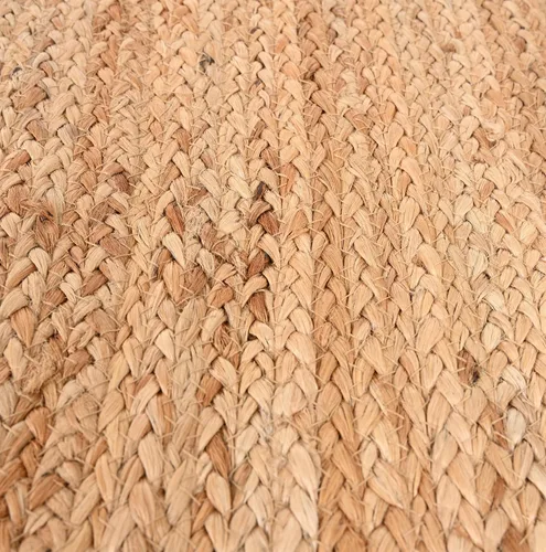 Miniatura 6 de Restoration and Renovation Alfombra de yute tejida a mano, alfombra de fibra natural para decoración del hogar, parte trasera antideslizante