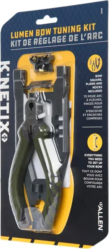 Miniatura 4 de Allen Company K'Netix Lumen - Kit de afinación de arco, compatible con arcos compuestos, recurvos y largos, gris