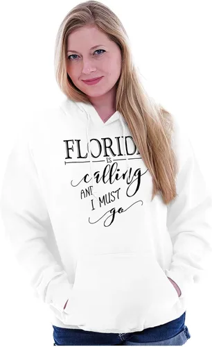 Miniatura 3 de Brisco Brands Sudadera con capucha Florida is Calling and I Must Go para mujer y hombre