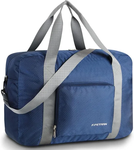 F.FETIVIN Bolsa de viaje para artículos personales de 18 x 14 x 8 pulgadas para Spirit Airlines, bolsa de lona ligera impermeable para gimnasio,