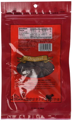 Miniatura 4 de Trader Joe's Natural Beef Jerky sabor original, paquete de 4 onzas (original)