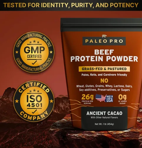Miniatura 4 de Proteínas paleo en polvo, 1 libra/16 oz, de PaleoPro, 1