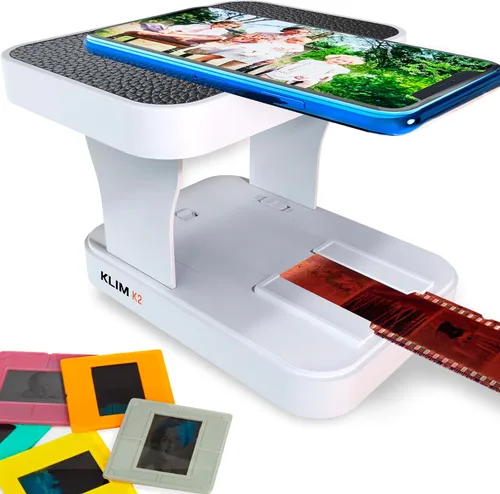Miniatura 8 de KLIM K2 Escáner de película móvil 35mm - APP gratuita - Convertidor de positivo y negativo, digitalizador de diapositivas y fotos, kit esencial