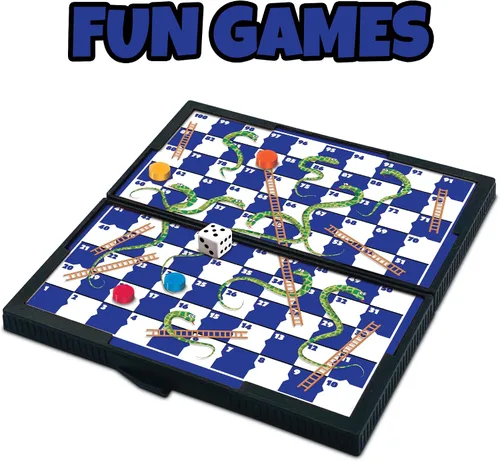 Miniatura 5 de Gamie juego de tablero magnético incluye 12 juegos de diversión retro – 5 pulgadas diseño compacto – en caja individual– enseña estrategia y enfoque