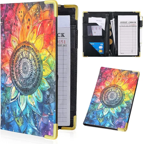 Miniatura 17 de Organizador de Libros de Servidor con Frases Positivas, Libros de Servidor Horizontales para Meseras, Organizador de Personal de Restaurante