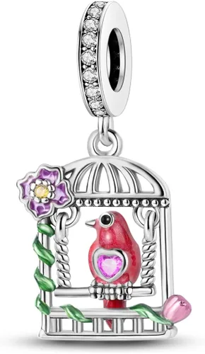 Miniatura 233 de Hapour Dijes de plata de ley 925 para pulseras, collar, joyería europea, colgante de cuentas para mujeres y madres