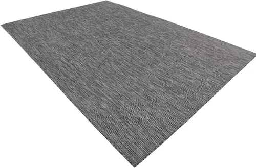 Miniatura 3 de Unique Loom Collection Alfombra de Área Tejido Plano Casual Transicional Sólida Jaspeada para Interiores/Exteriores