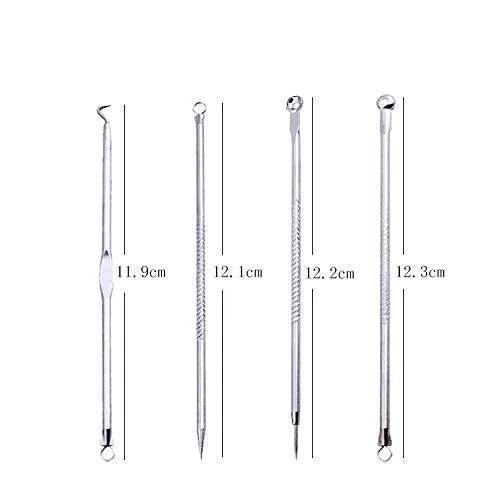 Miniatura 4 de BNP Kit de eliminación de acné de 4 piezas, removedor de espinillas, comedones, para manchas, puntos blancos, eliminación de zit, nariz y cara