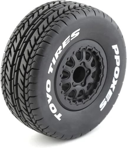 Miniatura 6 de Lifehead 1/10 RC Short Course - Neumáticos para camiones todo terreno, adecuados para TRAXXAS Slash4X4 ARRMA SENTON 4X4 V3 Losi Ford Raptor Baja