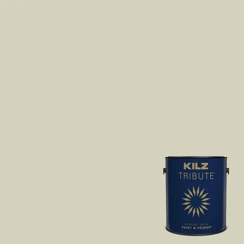 Miniatura 44 de KILZ TRIBUTE Pintura e imprimación en uno, para interiores, semibrillante, Almost Sage, 1 galón