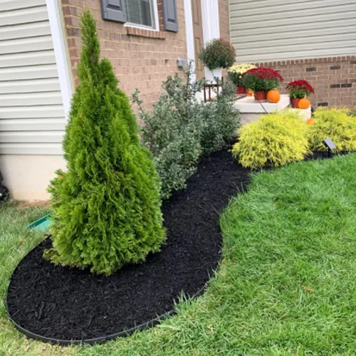 Miniatura 6 de Paquete de 50 picos de anclaje en espiral de nailon para paisaje, 8 pulgadas para barrera de malezas, césped artificial negro
