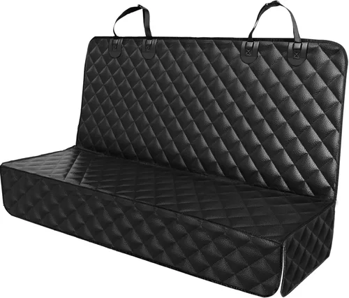 PETICON Fundas impermeables para asiento de banco de mascotas a prueba de arañazos para automóviles, SUV, funda antideslizante duradera para asiento