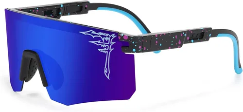 Miniatura 14 de FIXEROS Gafas de sol polarizadas de béisbol de dos tamaños para adultos y jóvenes, niños y niñas, UV400 para hombres y mujeres, gafas deportivas