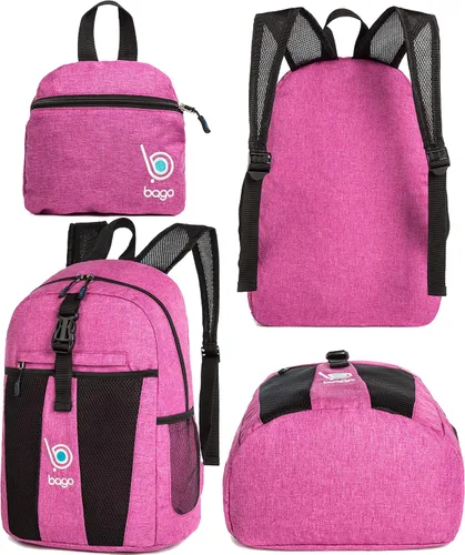 Miniatura 3 de bago Mochila ligera para senderismo para mujeres y hombres - Paquete de viaje de 25 litros - Mochila plegable de senderismo ultraligera para acampar