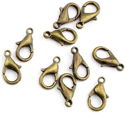 Bisutería bronce antiguo colgantes fl2550 cierres de langosta Craft un montón reparación suministros