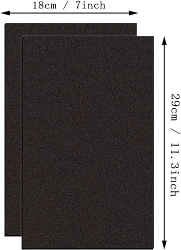 Miniatura 3 de Jtnohx Hojas de fieltro rígidas para manualidades, tela de fieltro de 0.079 pulgadas de grosor para manualidades, 12 cuadrados de fieltro
