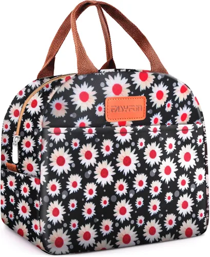 Miniatura 9 de Bolsa de almuerzo para mujeres y hombres, lonchera aislada para adultos, pequeña lonchera hermética enfriadora, contenedores de comida para almuerzo
