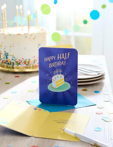 Miniatura 6 de American Greetings Tarjeta de medio cumpleaños (A Whole Lot)