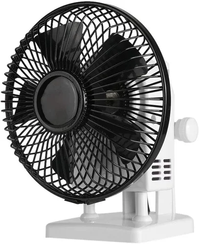Dioche Mini ventilador eléctrico de uñas con flujo de aire de 13 W de alto, ventilador de escritorio portátil con 2 ajustes de velocidad,